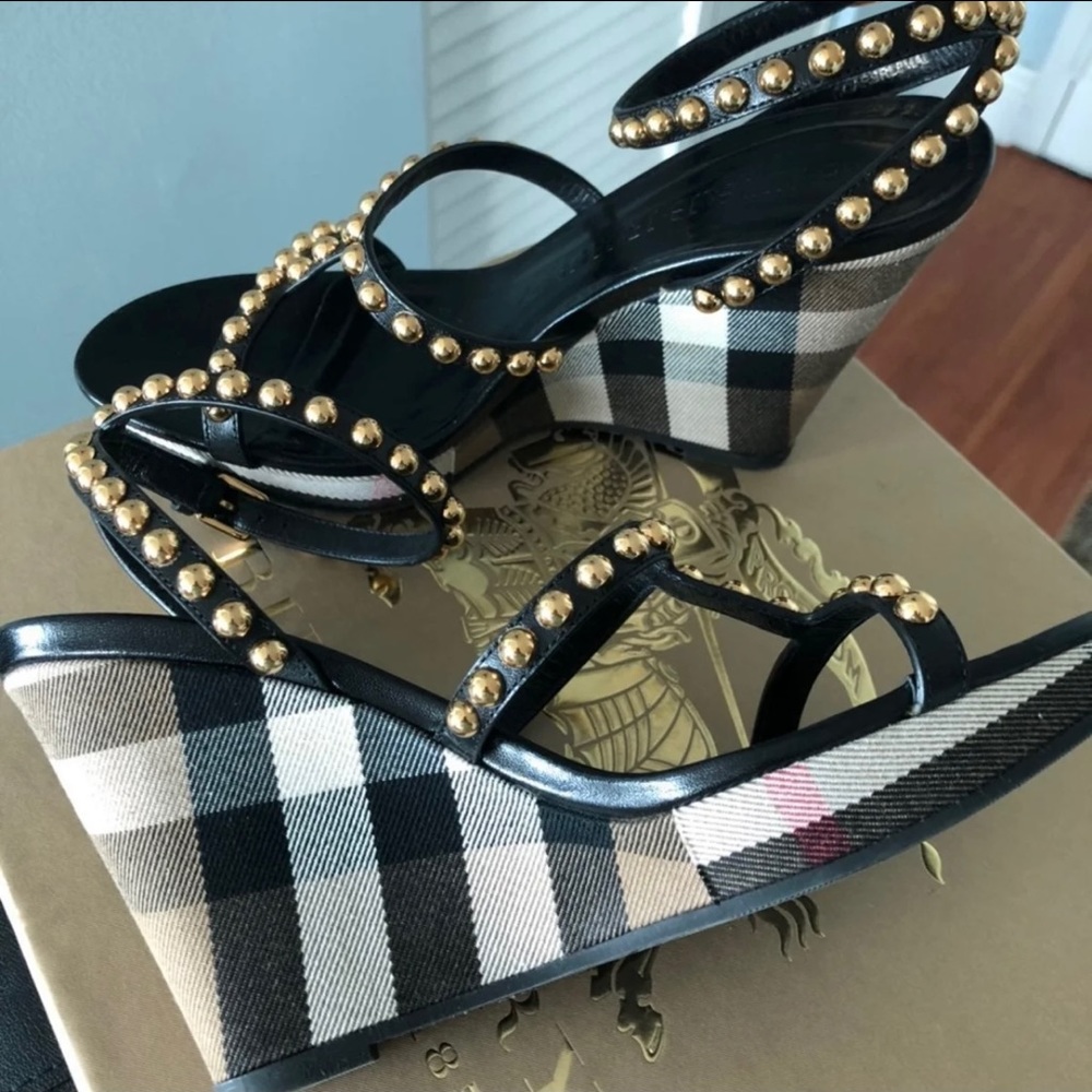 Burberry Rastrickson Wedge Sandal